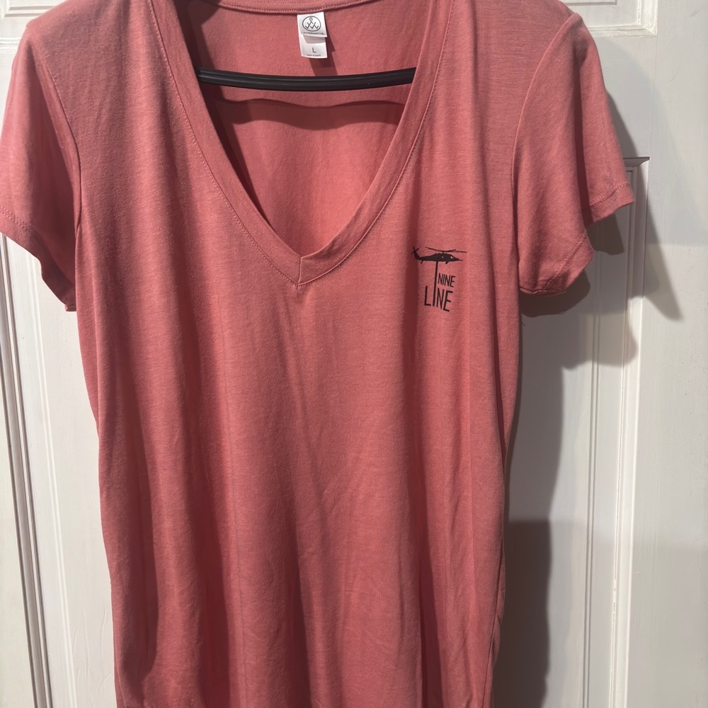 Pink Fitted Short Sleeve T-Shirt
